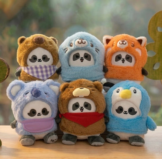 [獨家預訂] Panda Friends 動物毛絨公仔盲盒 Animal Plush Blind Box
