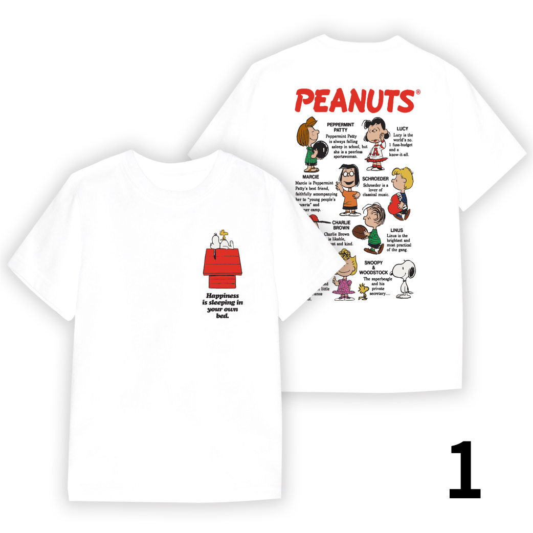 [S75th]  75 週年新款式 Snoopy/Peanuts Tee