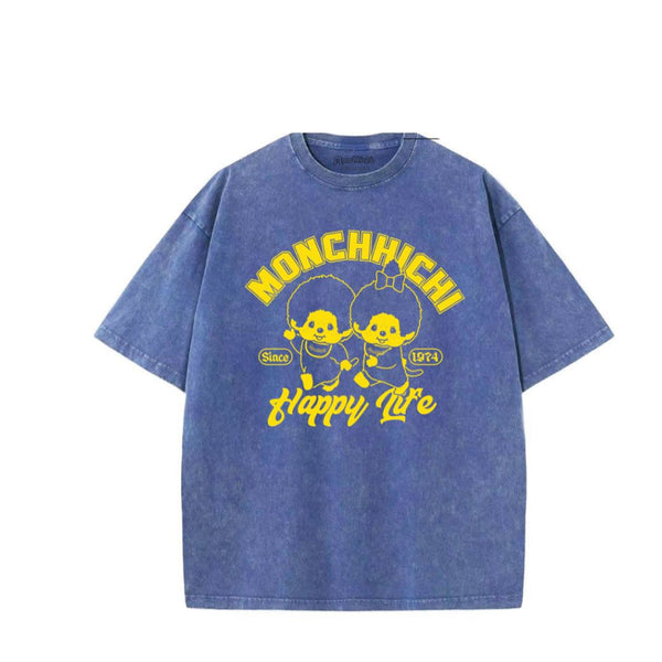 [網上預訂&POS]  各款 Monchhichi 洗水 Tee（LifeLike）