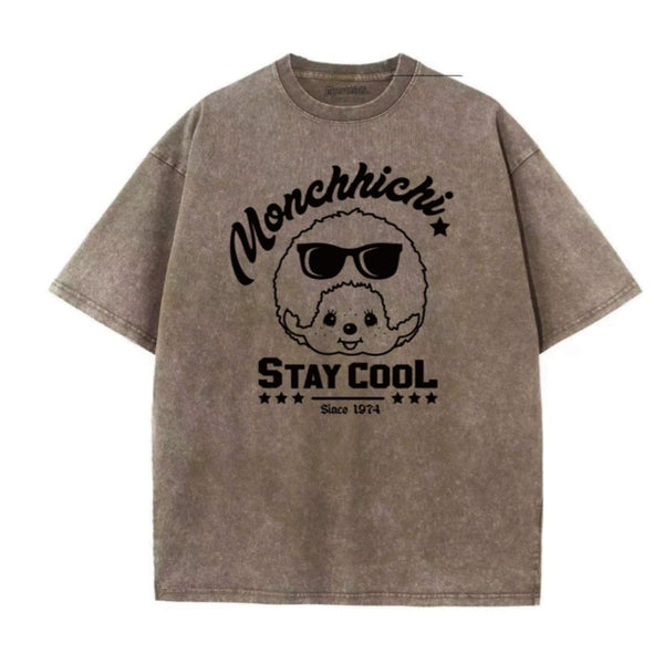 [網上預訂&POS]  各款 Monchhichi 洗水 Tee（LifeLike）