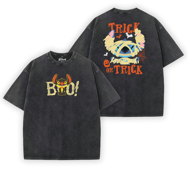 {網上預訂} Stitch 萬聖節主題 洗水 Tee（LifeLike）