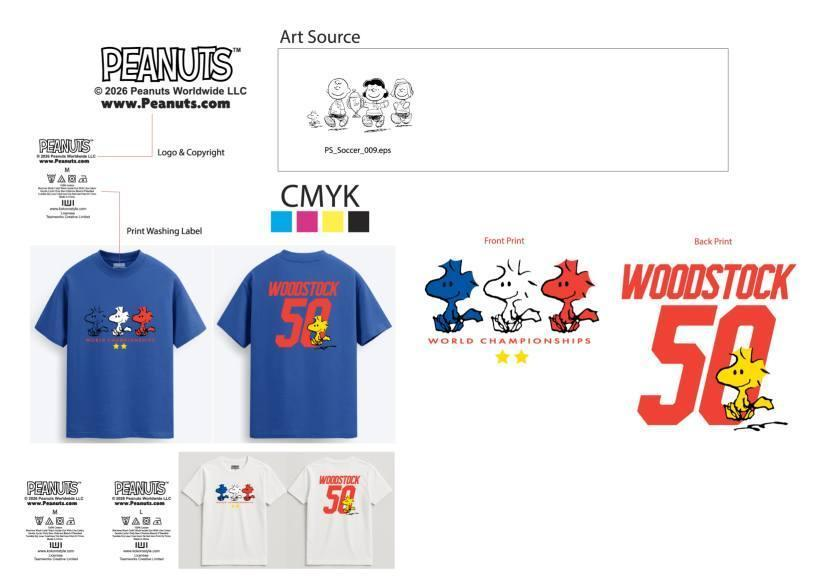 [PopUp訂購] 各款 Snoopy Tee (LifeLike)