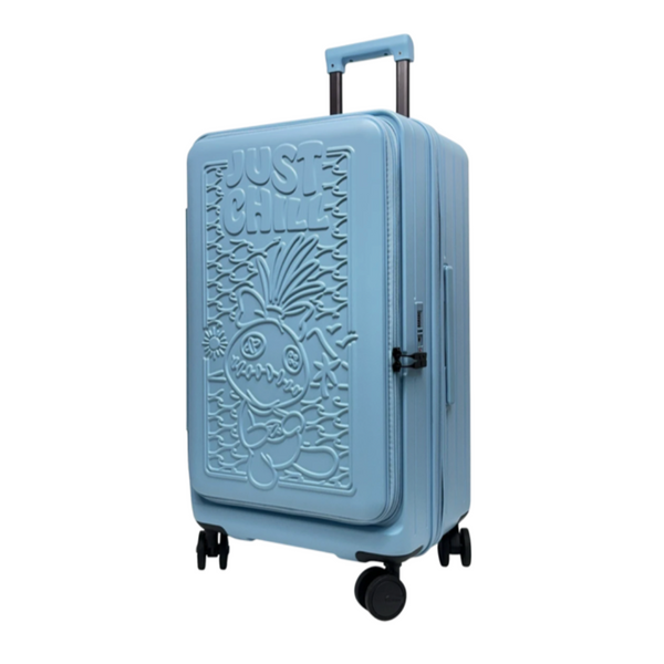 各款 Stitch&甘仔 四輪拉桿行李箱 (雙層防盜拉鏈)